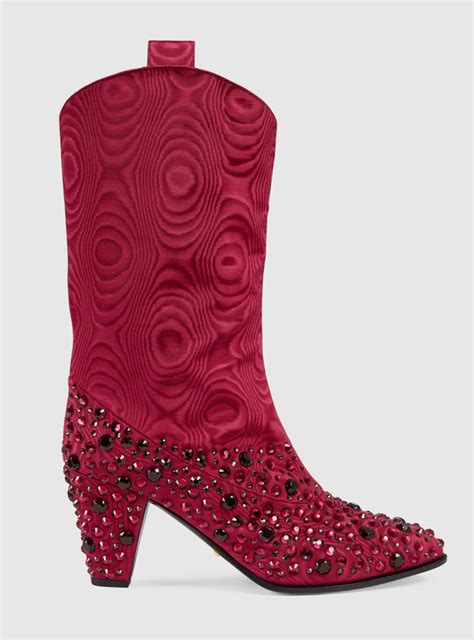 gucci crystal embellished boots|gucci boots vsco.